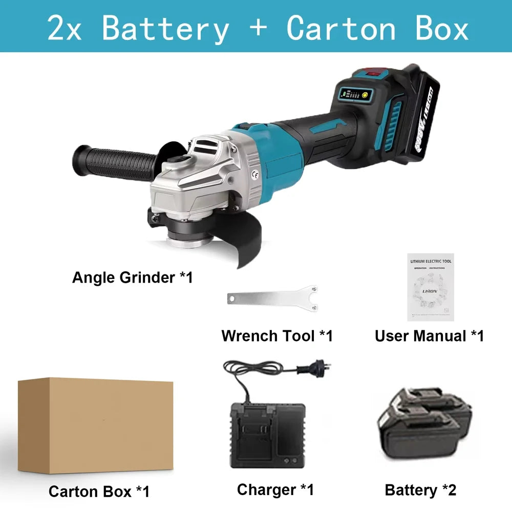 Magnitt Brushless Angle Grinder, Variable Speed, M14 Battery Included