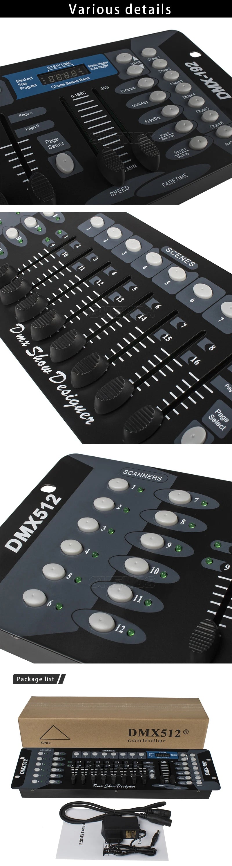 SHEHDS 1024 Controller And 192 Console For Par Lighting