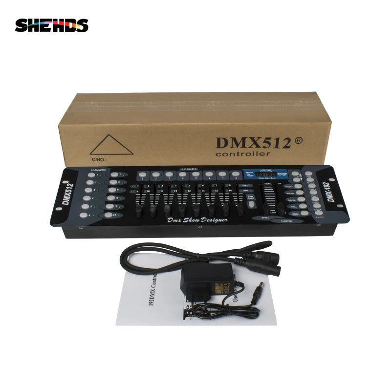 SHEHDS 192 DMX Controller for DJ Stage Lighting and Effects