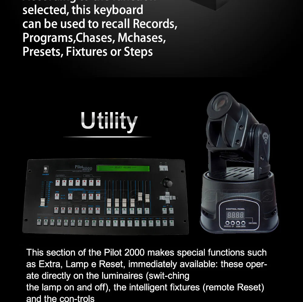 SHEHDS 1024 Controller And 192 Console For Par Lighting
