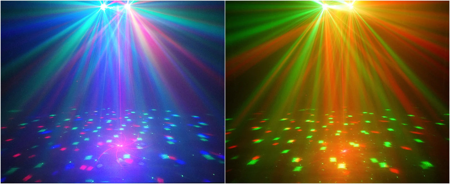 U'King Mini 5in1 Strobe Effect Light Remote Control Stage Light