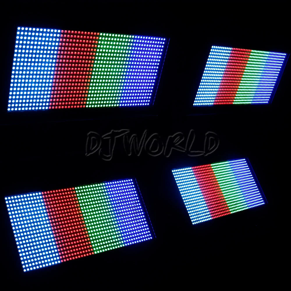 SHEHDS LED 200W RGB Marquee Strobe Light for DJ Pro