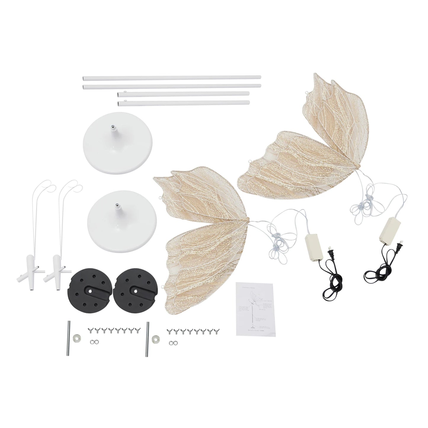 Butterfly LED Floor Lamp Set For Romantic Wedding Decor