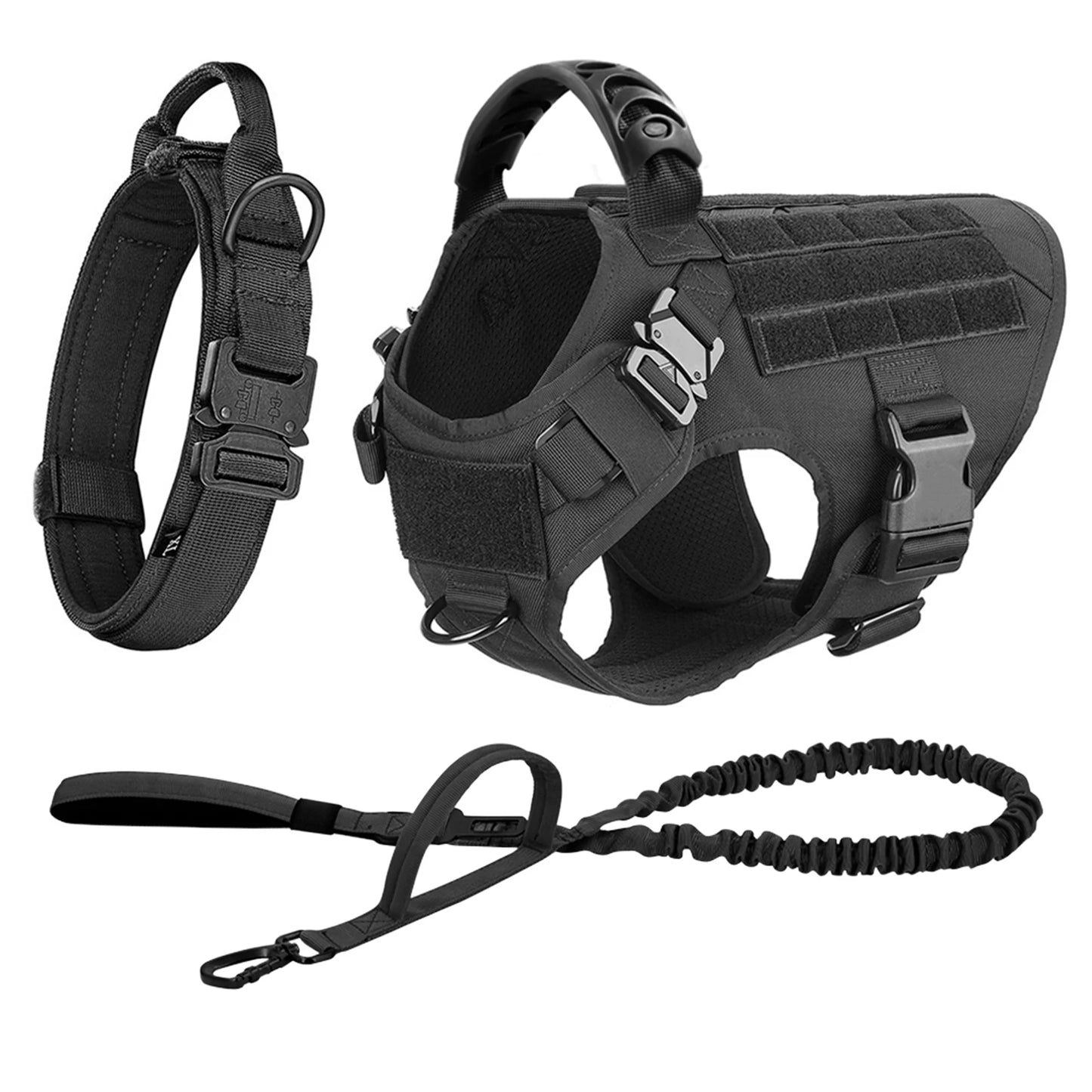 PETRAVELCN Large Dog Harness and Leash Set for Training and Walking