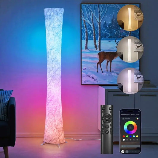 WIN Floor Corner Luminaire 61 RGB LED With Music Sync