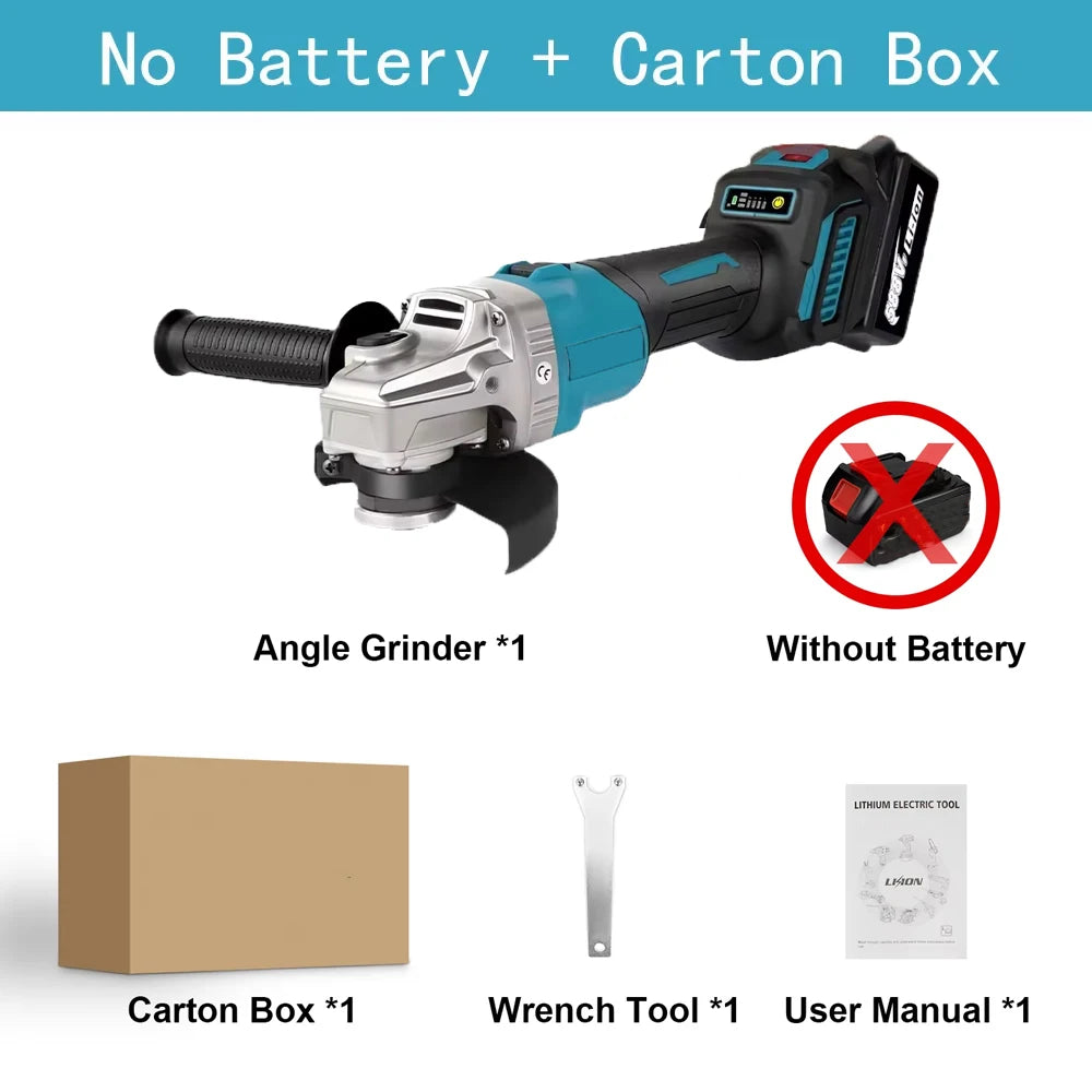Magnitt Brushless Angle Grinder, Variable Speed, M14 Battery Included
