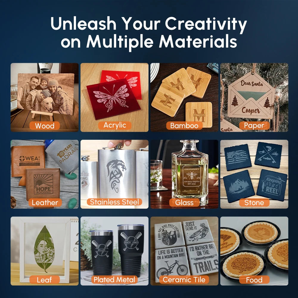 AlgoLaser DIY Laser Marking Kit For Wood Metal And Plastic