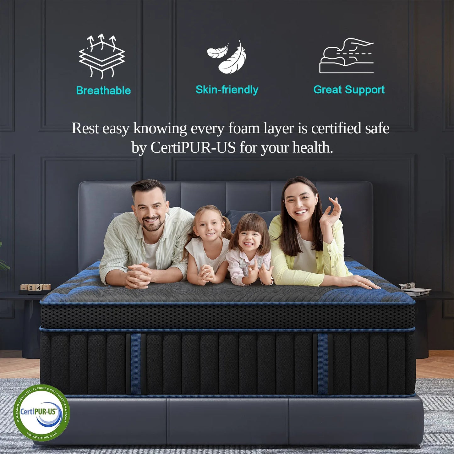 Sweetlove Hybrid Memory Foam Mattress In A Box