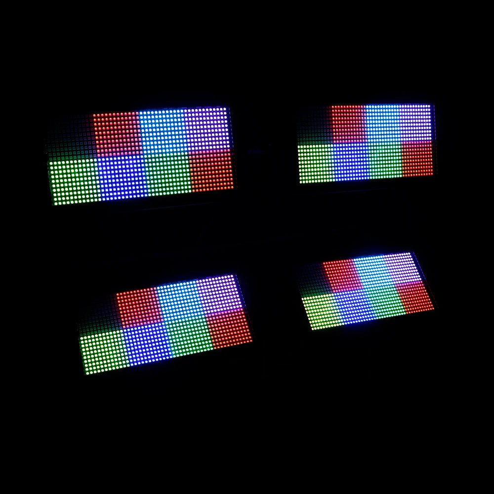 SHEHDS LED 200W RGB Marquee Strobe Light for DJ Pro