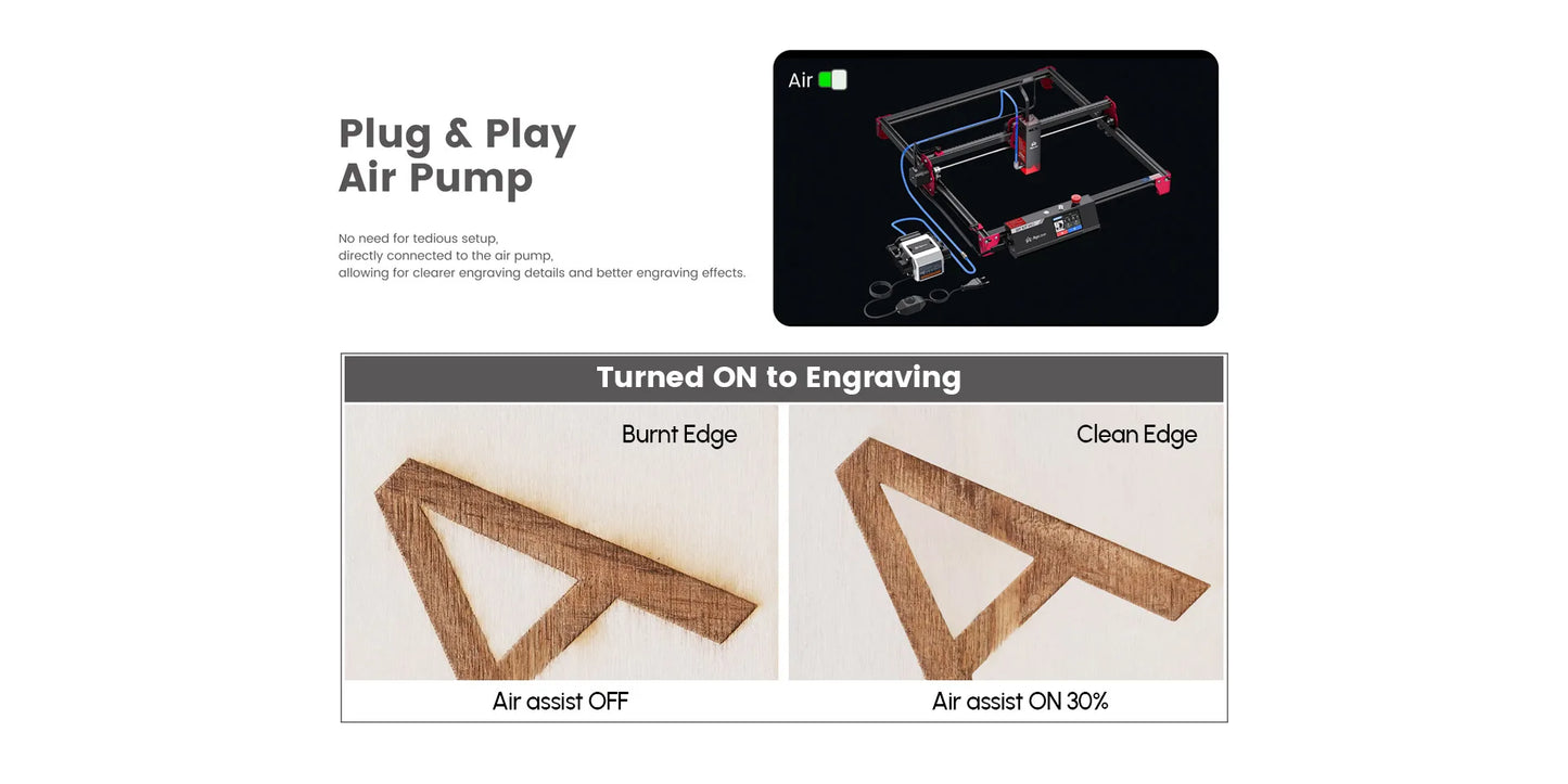 AlgoLaserCNC DIY Kit MK2 10000mW Laser Engraver Class 1 with WiFi