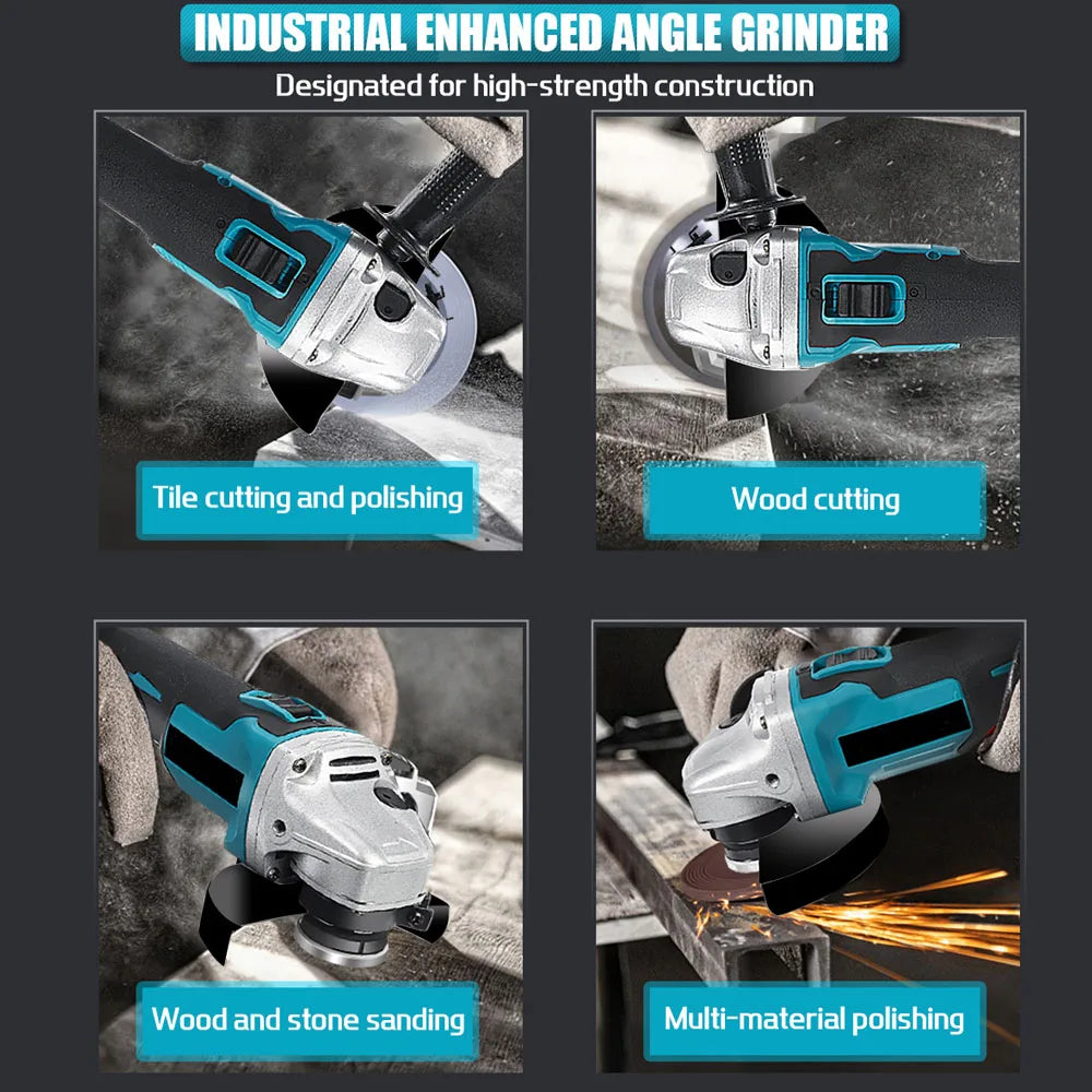 Magnitt Brushless Angle Grinder, Variable Speed, M14 Battery Included