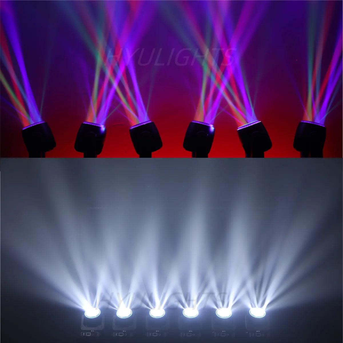 HYULIGHTS Bee Eye RGBW LED Moving Head DMX512 Pro Lights
