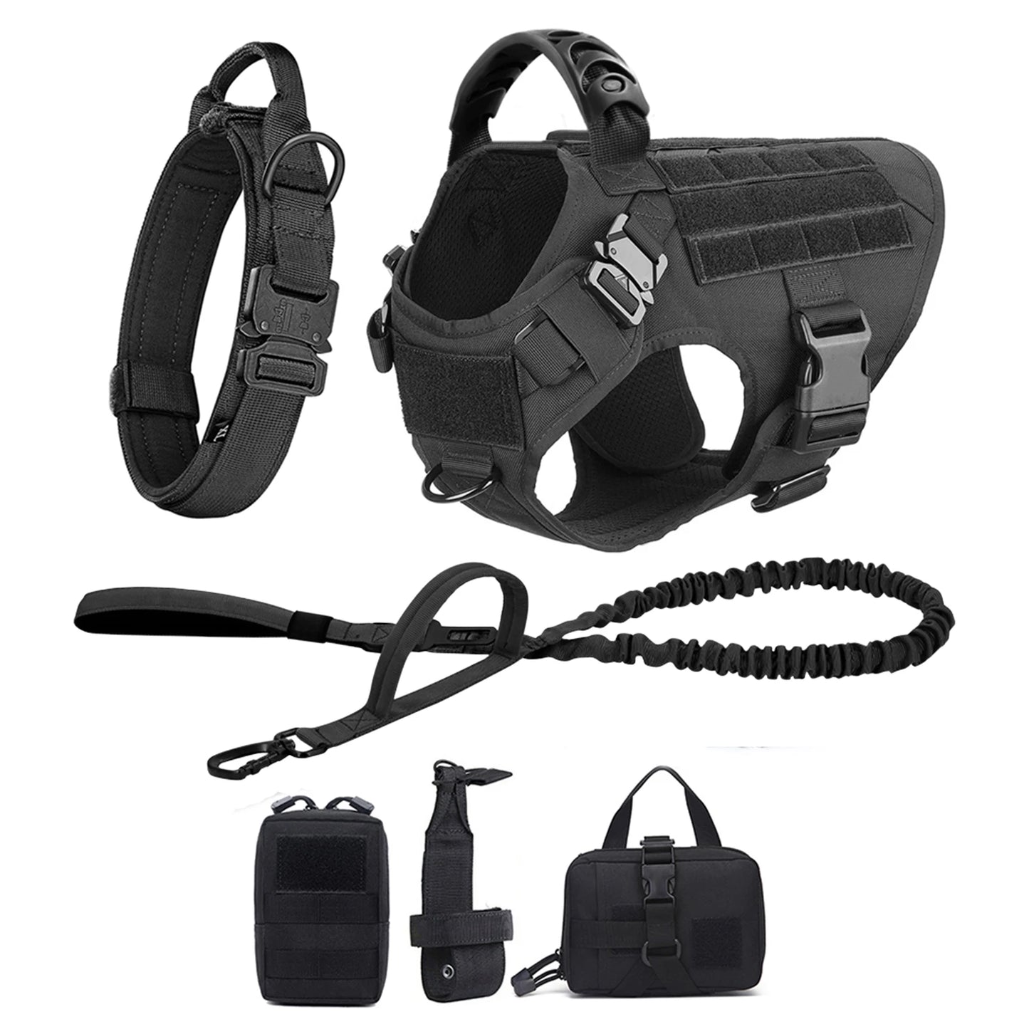 PETRAVELCN Large Dog Harness and Leash Set for Training and Walking