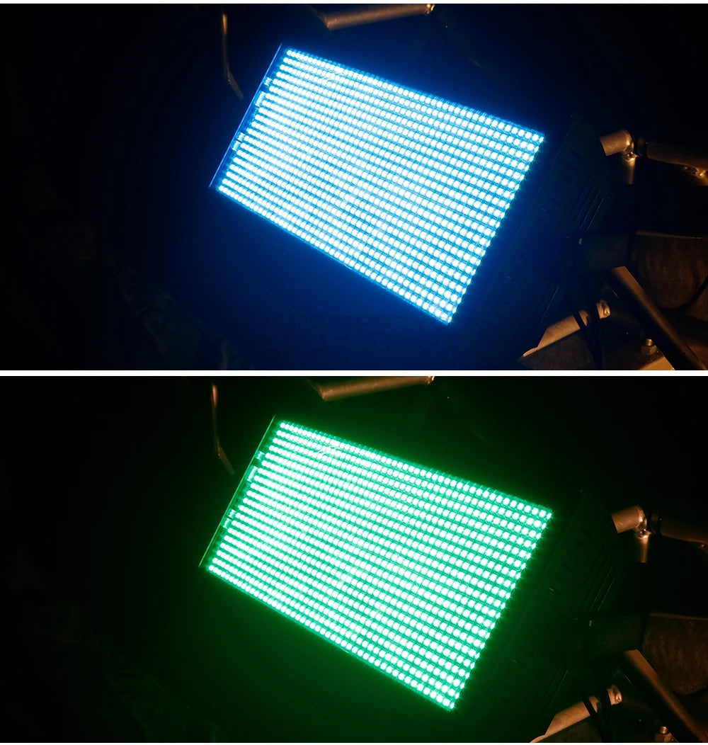 SHEHDS LED 200W RGB Marquee Strobe Light for DJ Pro