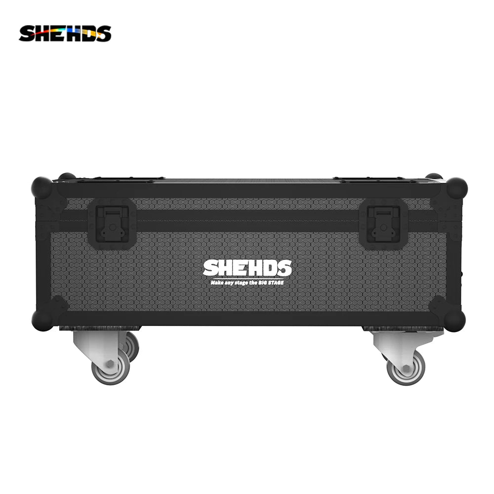 SHEHDS Wireless Battery PAR Light With Flight Case RGBWA UV