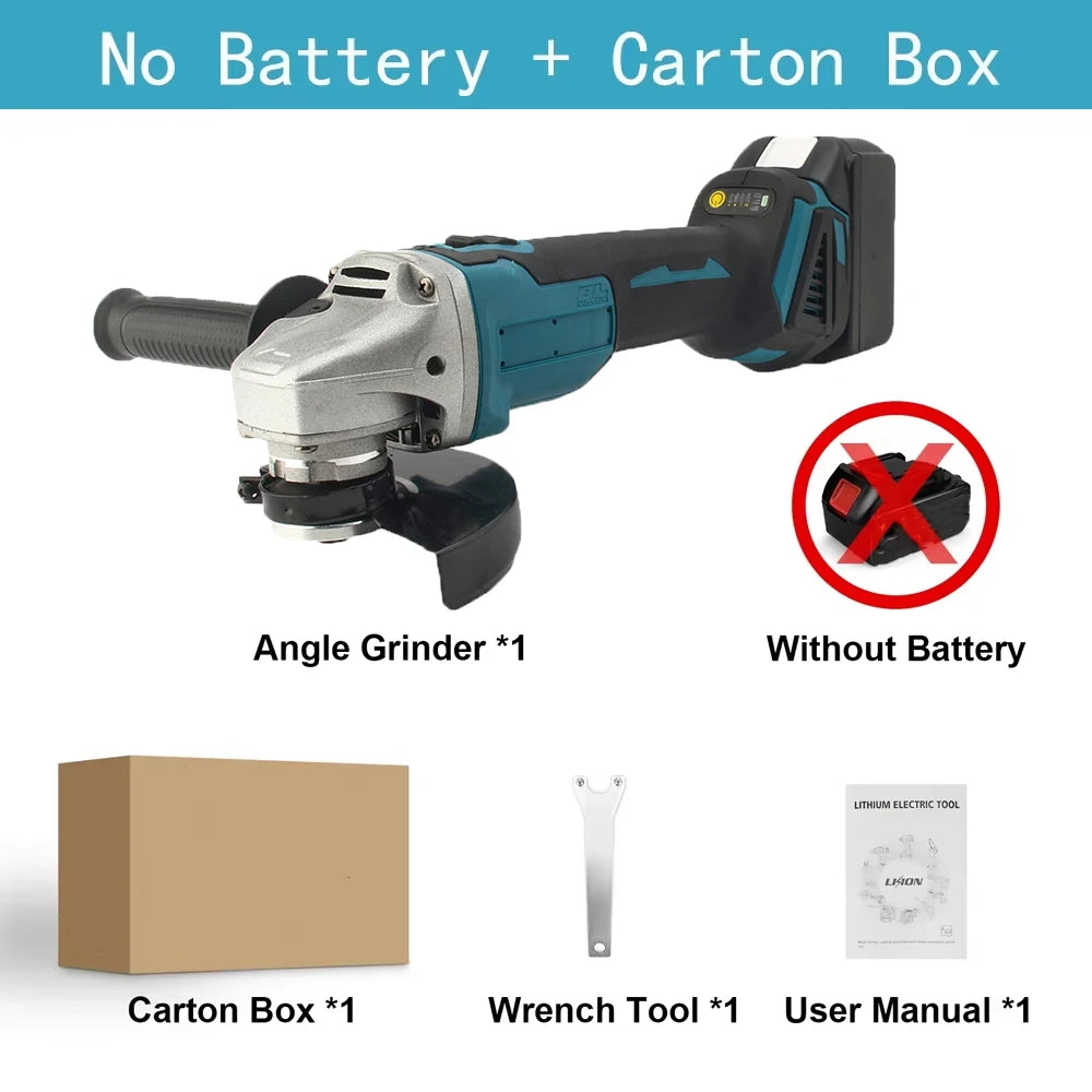 Magnitt Brushless Angle Grinder, Variable Speed, M14 Battery Included