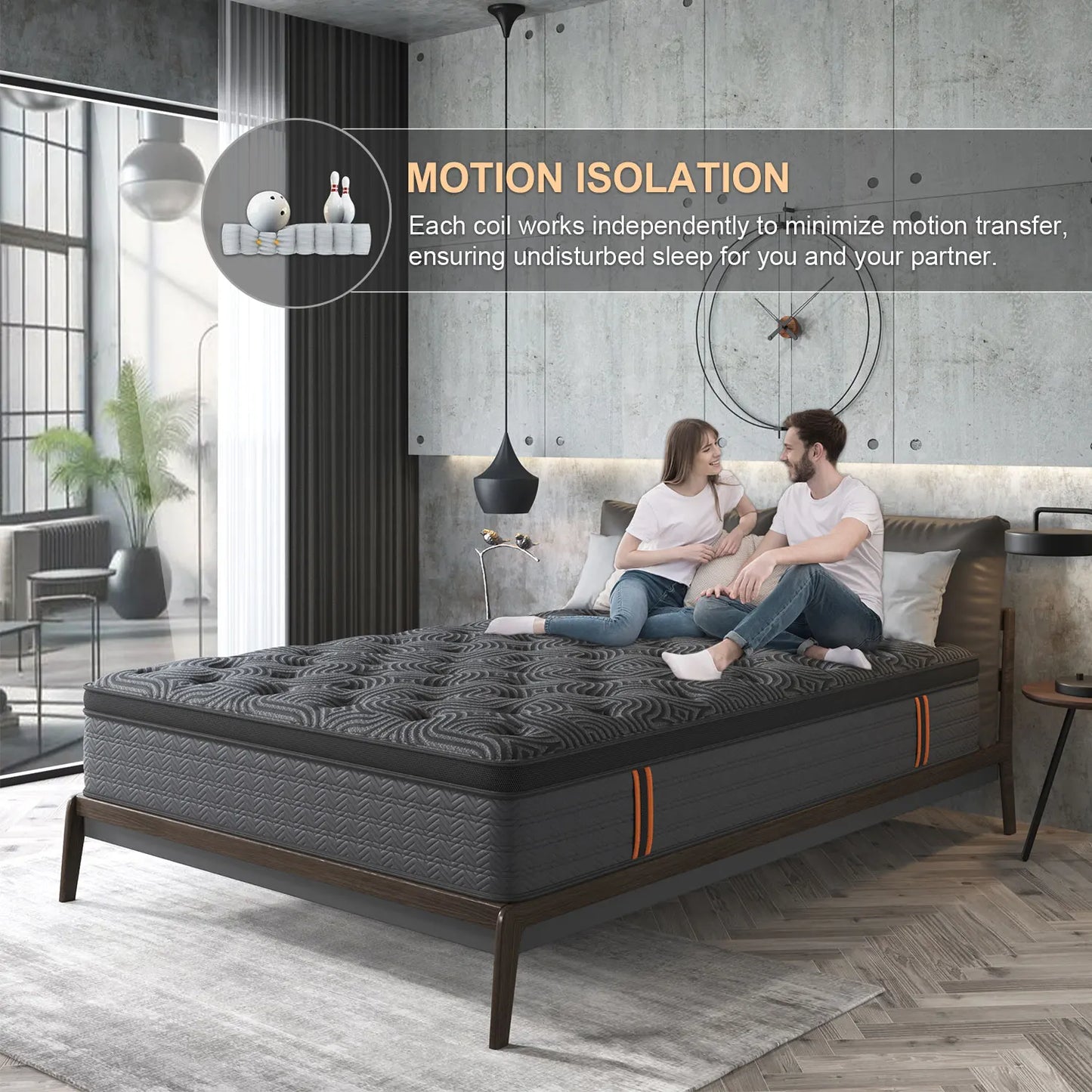 Sweetlove Memory Foam Hybrid Mattress With Lumbar Support