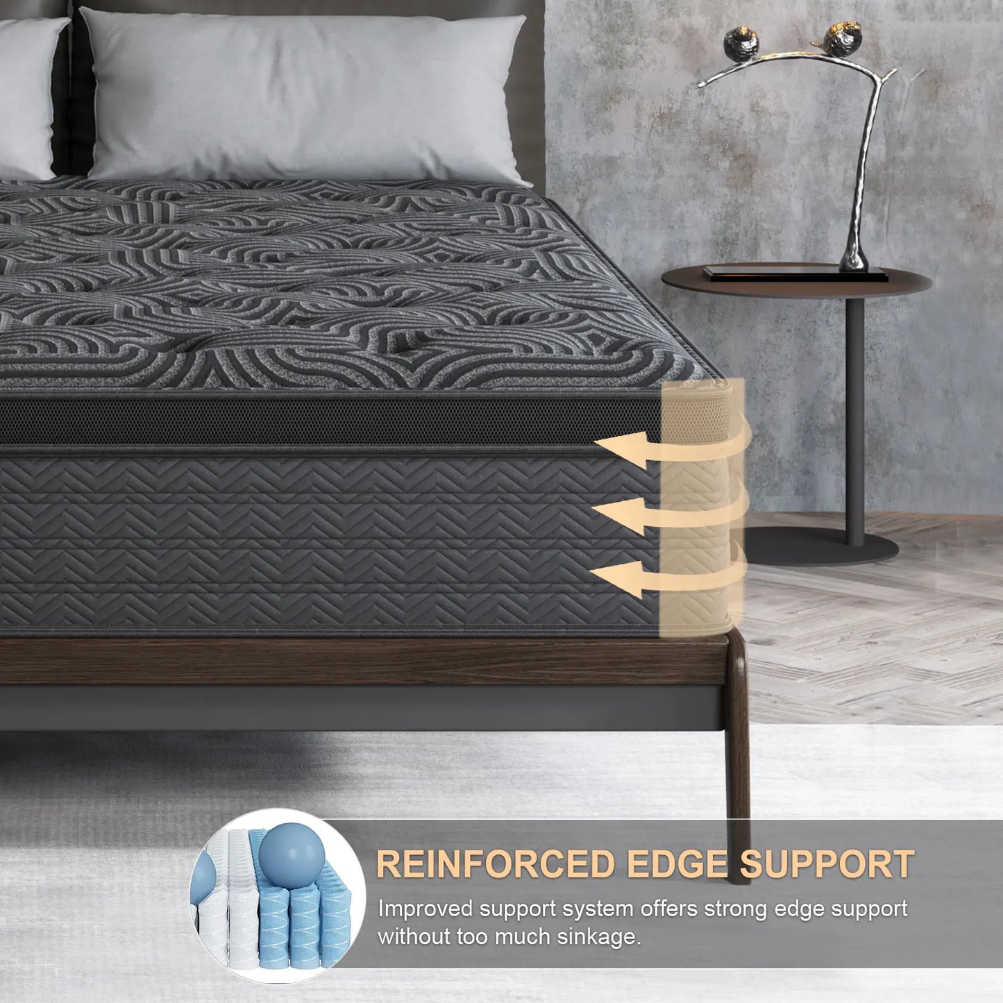 Sweetlove Memory Foam Hybrid Mattress With Lumbar Support