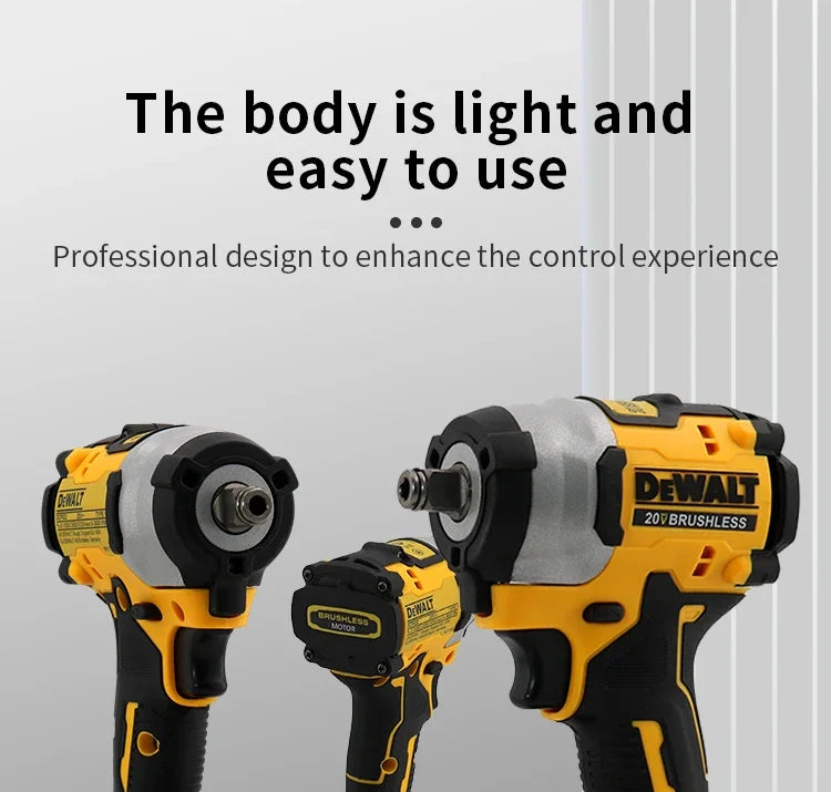 DEWALT DCF922 Brushless 20V Cordless Impact Wrench LED Light