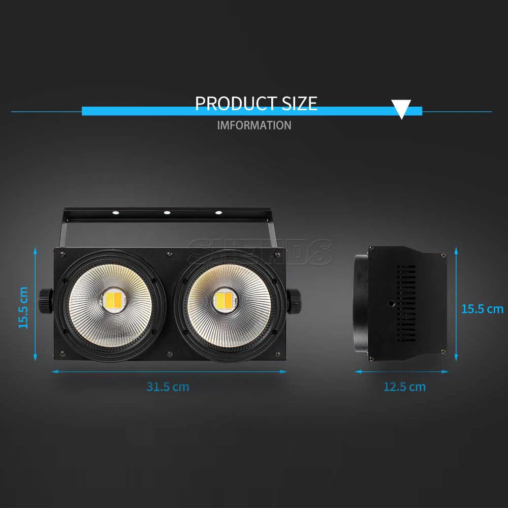 SHEHDS LED 2in1 COB 200W Stage Light DMX512 For Events