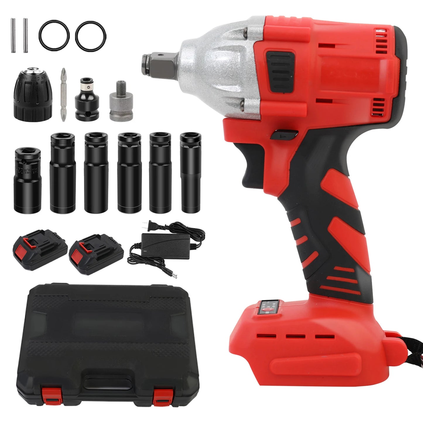 Cordless Brushless Impact Drill Wrench 1000Nm Torque 20V Pro