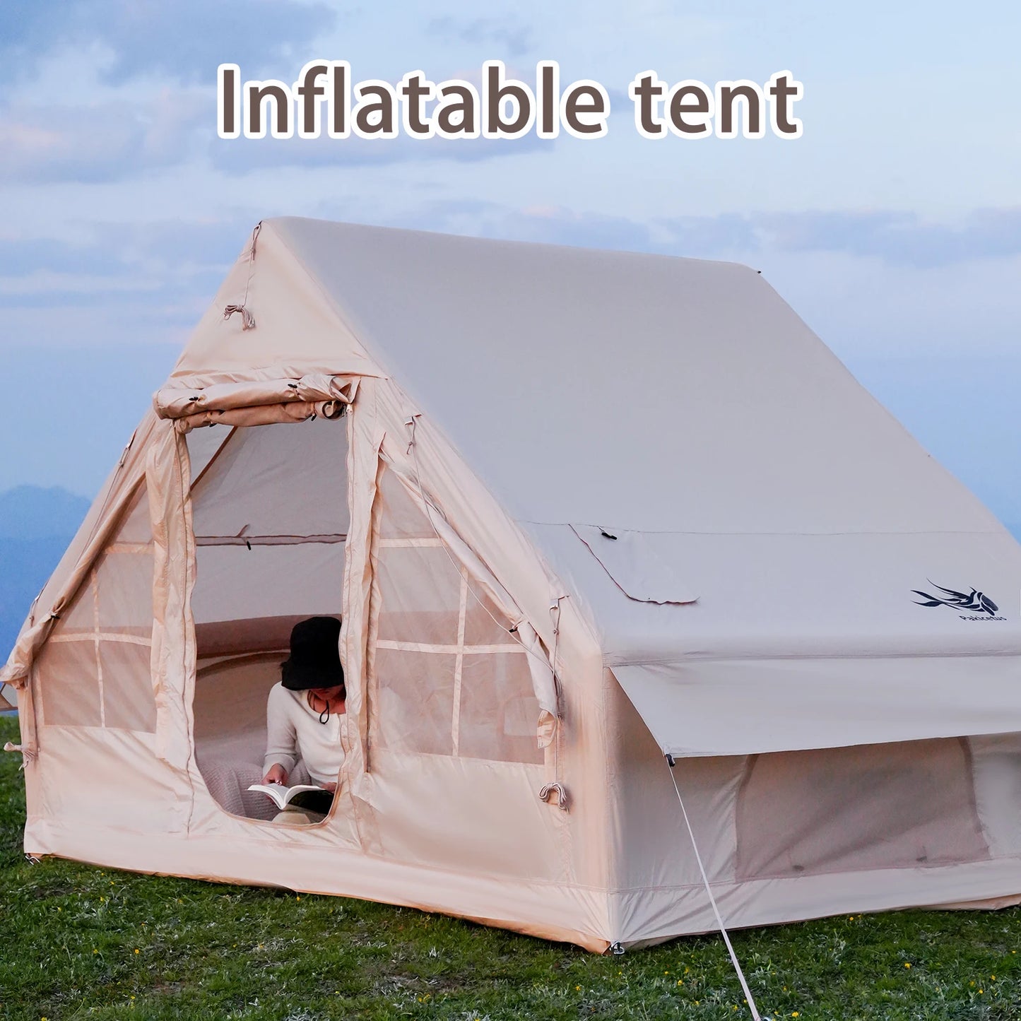 Pakicetus Inflatable Camping Tent All-Season Outdoor Shelter