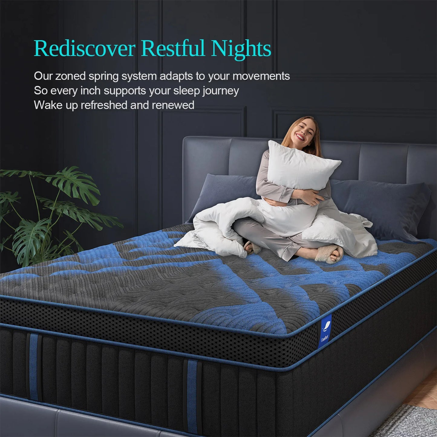 Sweetlove Hybrid Memory Foam Mattress In A Box