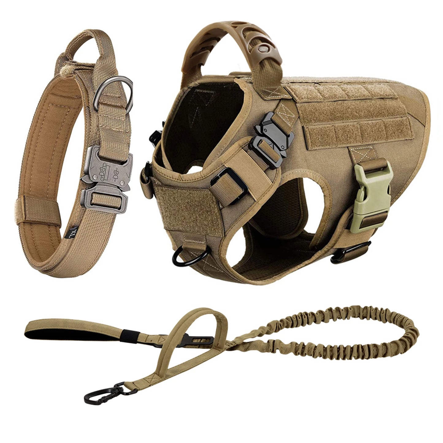 PETRAVELCN Large Dog Harness and Leash Set for Training and Walking