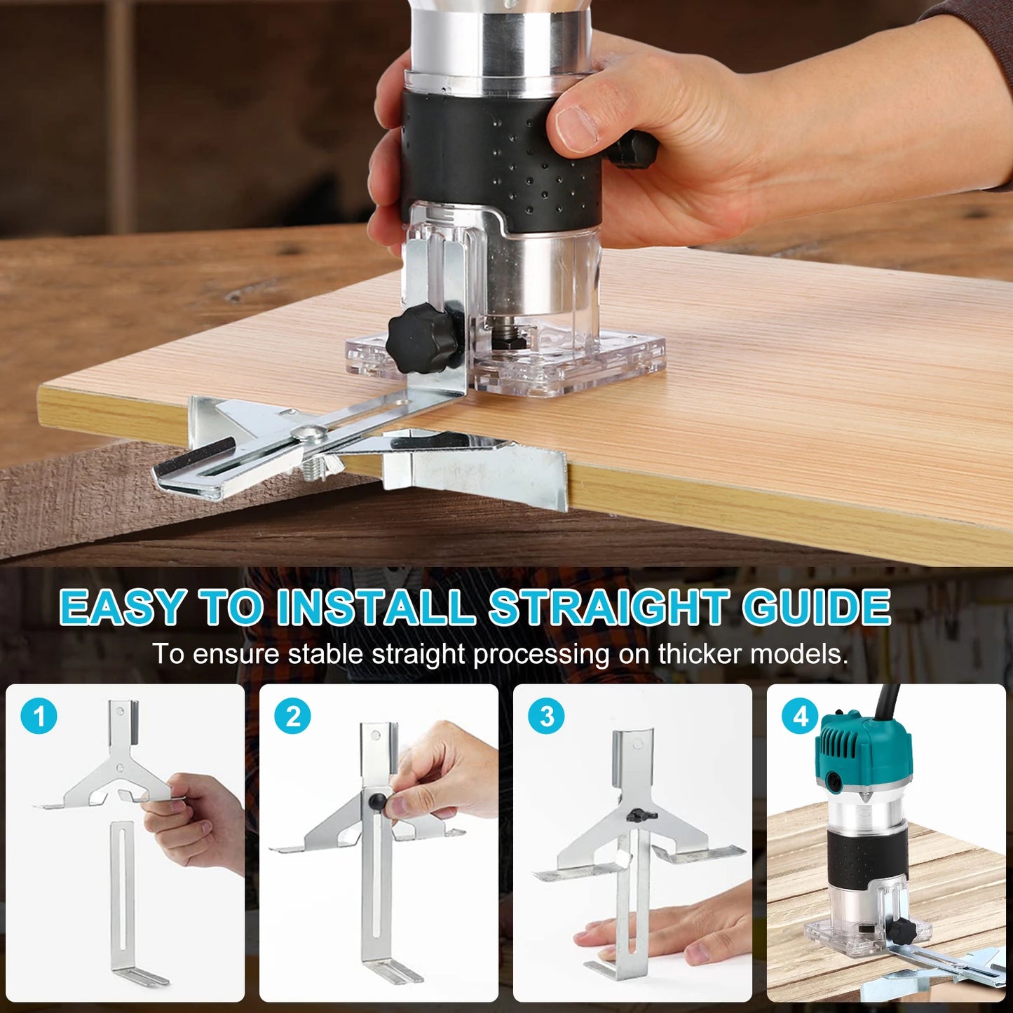 Electric Trimmer Wood Router For Woodworking Milling Engraving Slotting