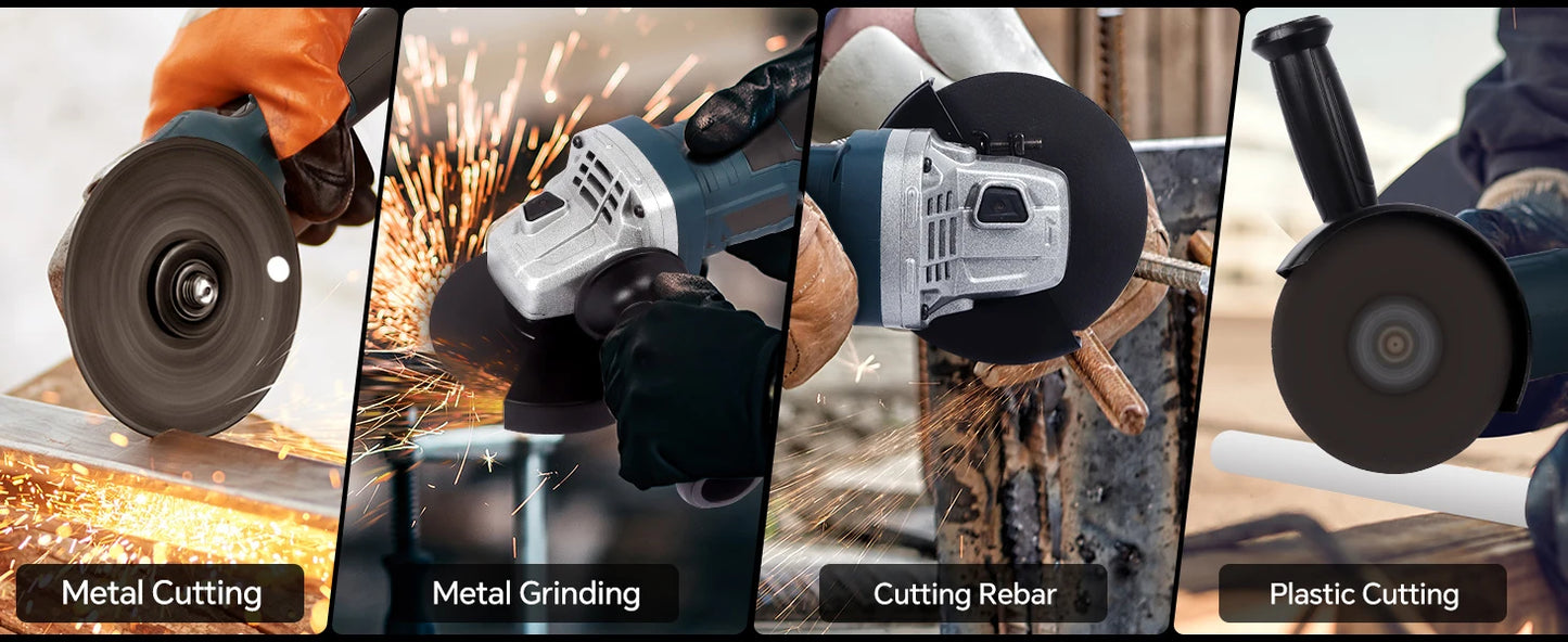 Magnitt Brushless Angle Grinder, Variable Speed, M14 Battery Included