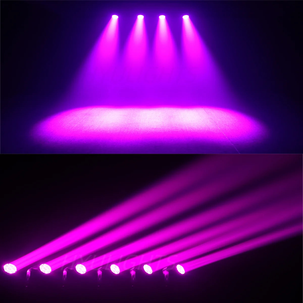 HYULIGHTS Bee Eye RGBW LED Moving Head DMX512 Pro Lights