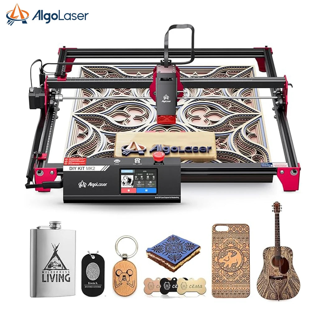 AlgoLaserCNC DIY Kit MK2 10000mW Laser Engraver Class 1 with WiFi