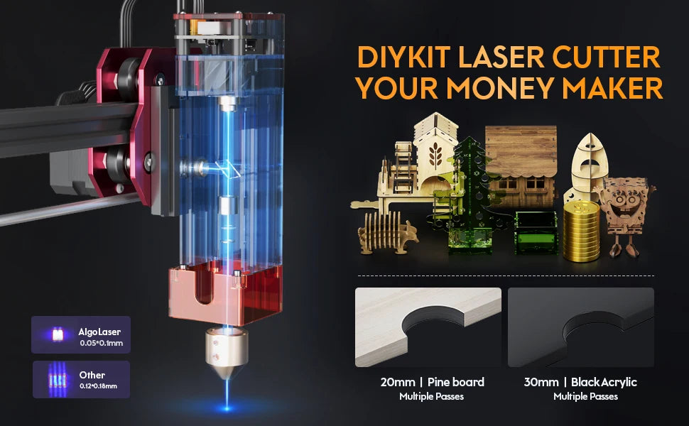 AlgoLaser DIY Laser Marking Kit For Wood Metal And Plastic