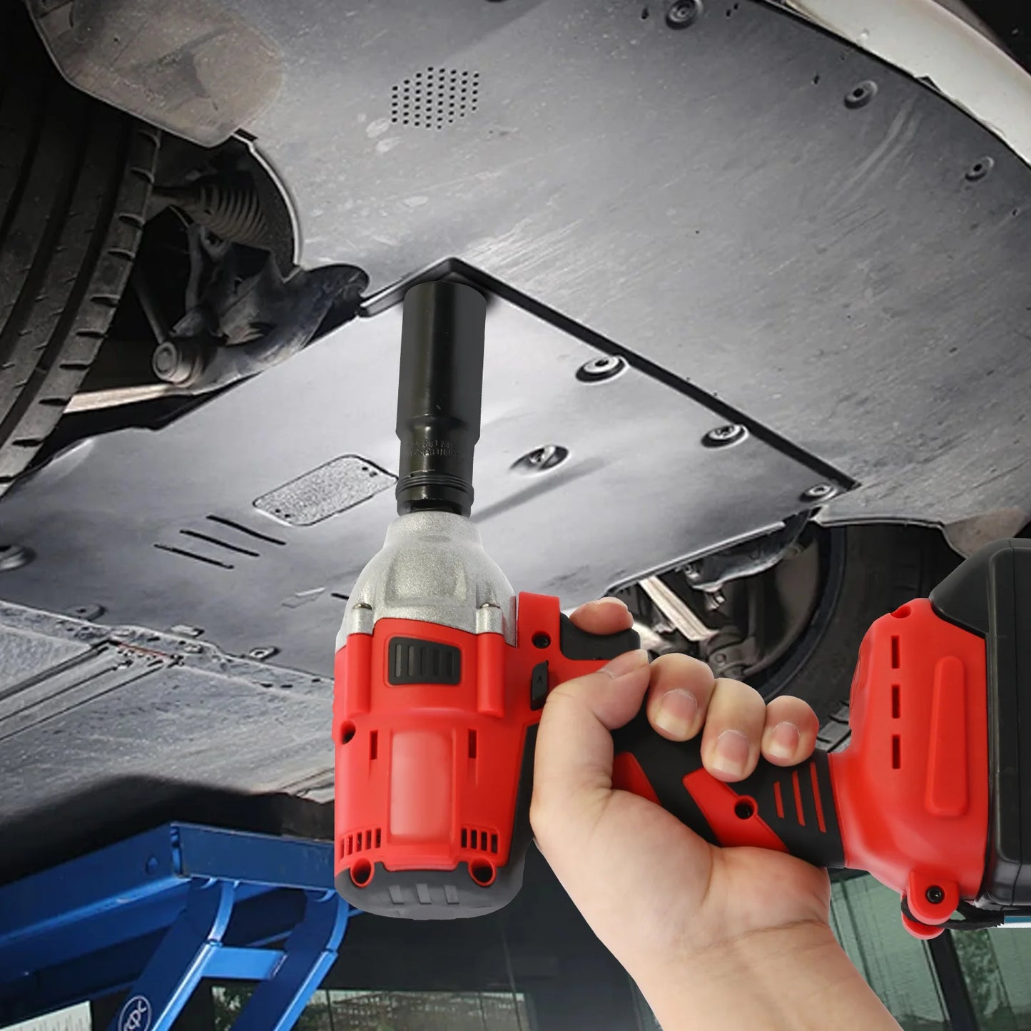 Cordless Brushless Impact Drill Wrench 1000Nm Torque 20V Pro