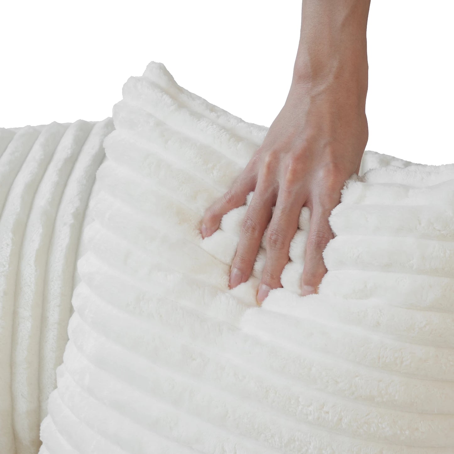 Sdorens Round Chair Lounge Chaise With Plush Faux Fur Sleeper