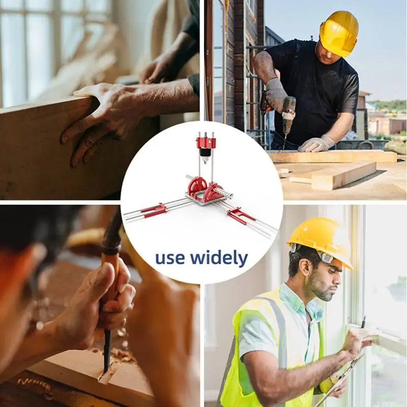 NONEDIY Woodworking Multi Angle Drill Guide With Aluminum Alloy