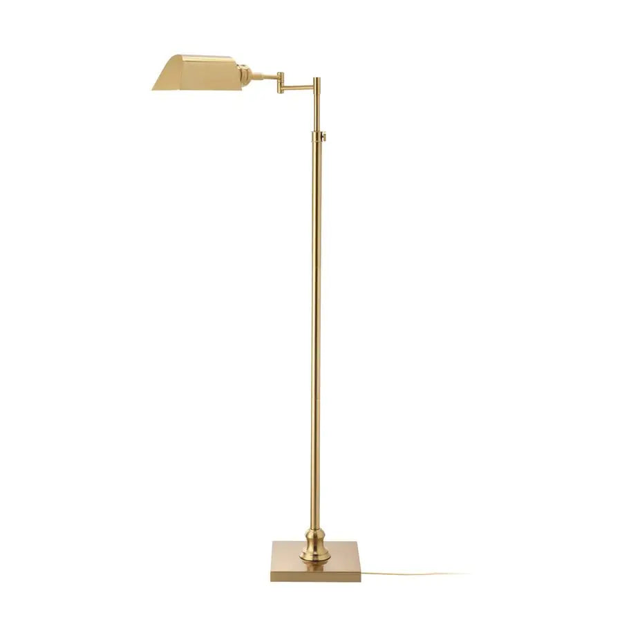 Pharmacy Floor Lamp With Full Range Dimming Swing Arm E26 Socket