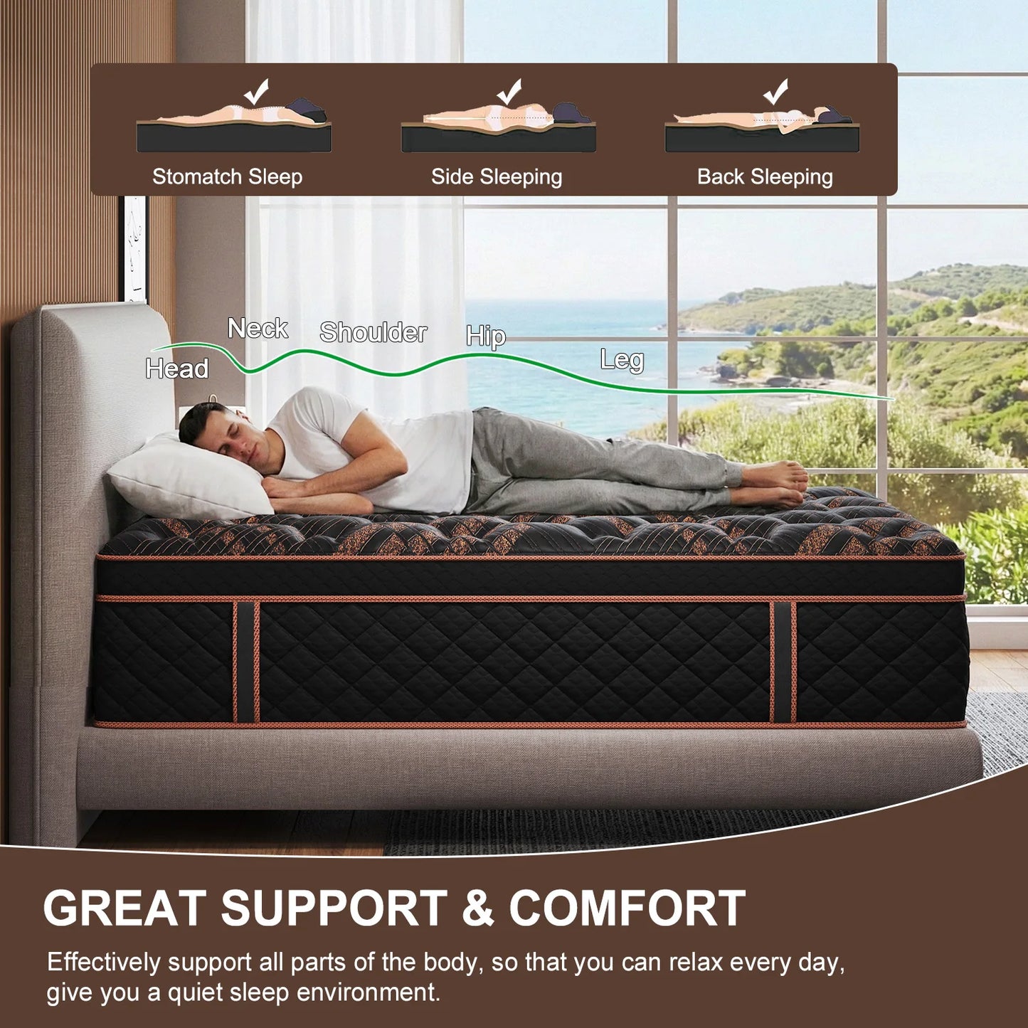 Sweetlove Hybrid Memory Foam Mattress