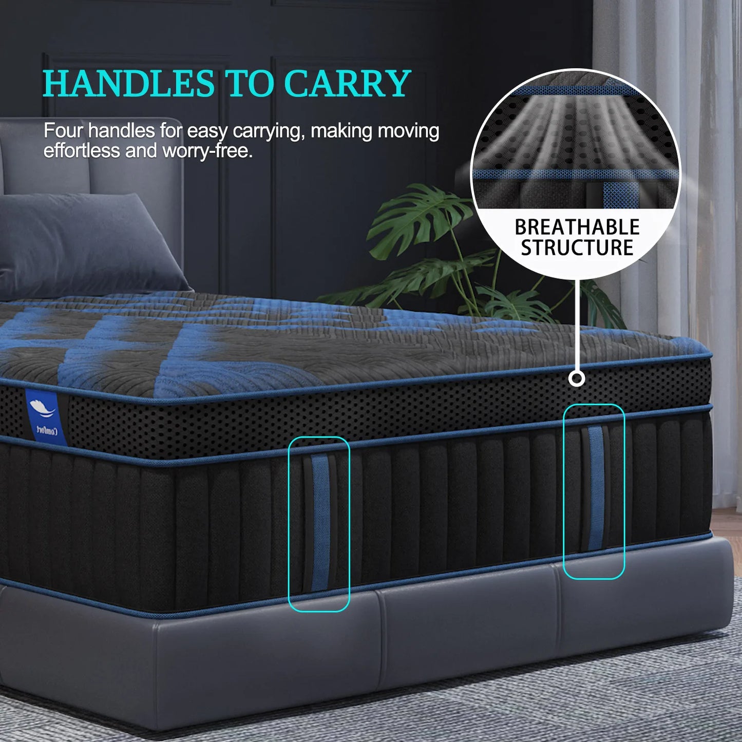 Sweetlove Hybrid Memory Foam Mattress In A Box