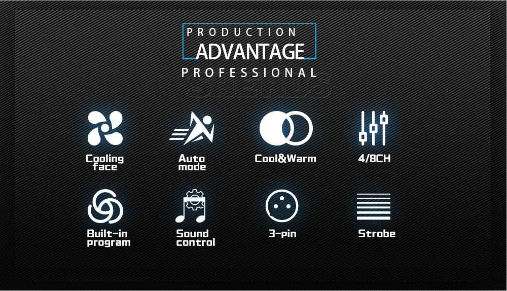 SHEHDS LED 2in1 COB 200W Stage Light DMX512 For Events