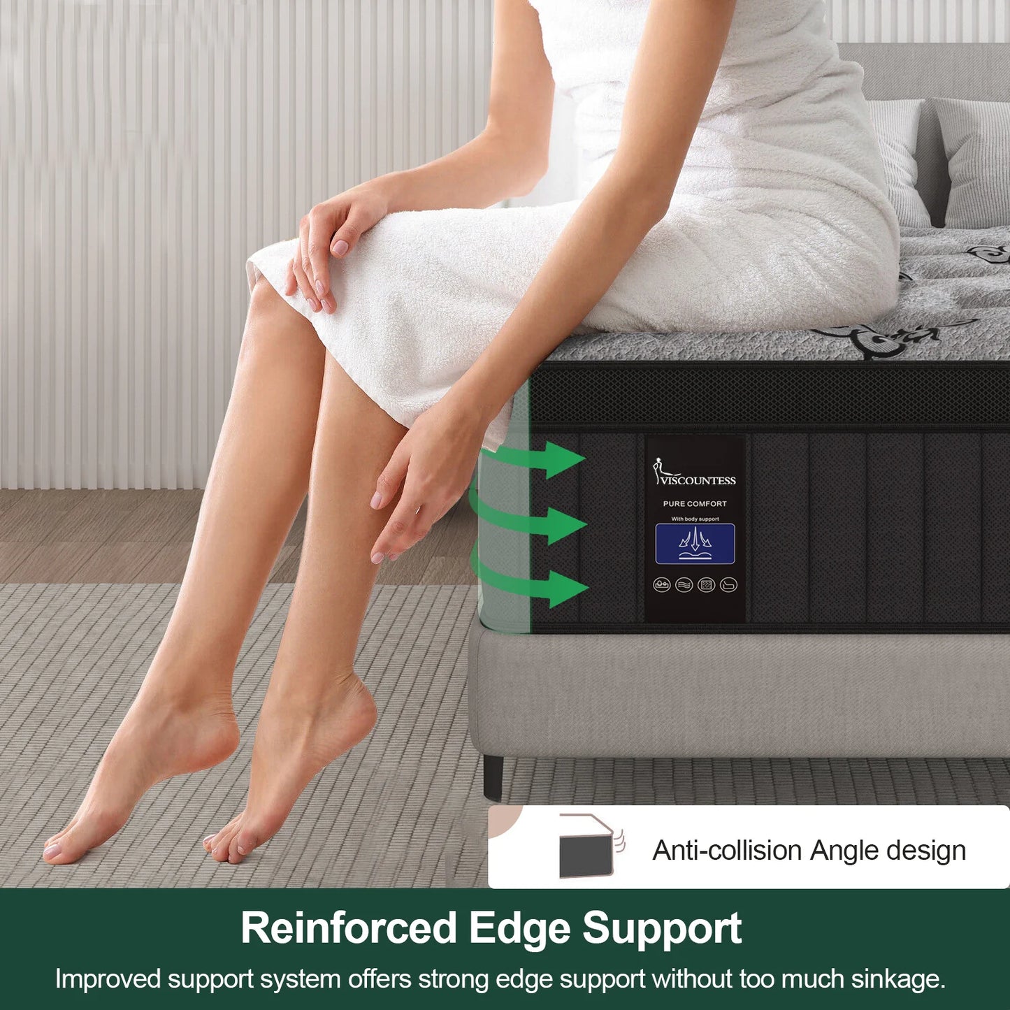 Sweetlove Gel Foam Hybrid Mattress Pocket Spring In A Box