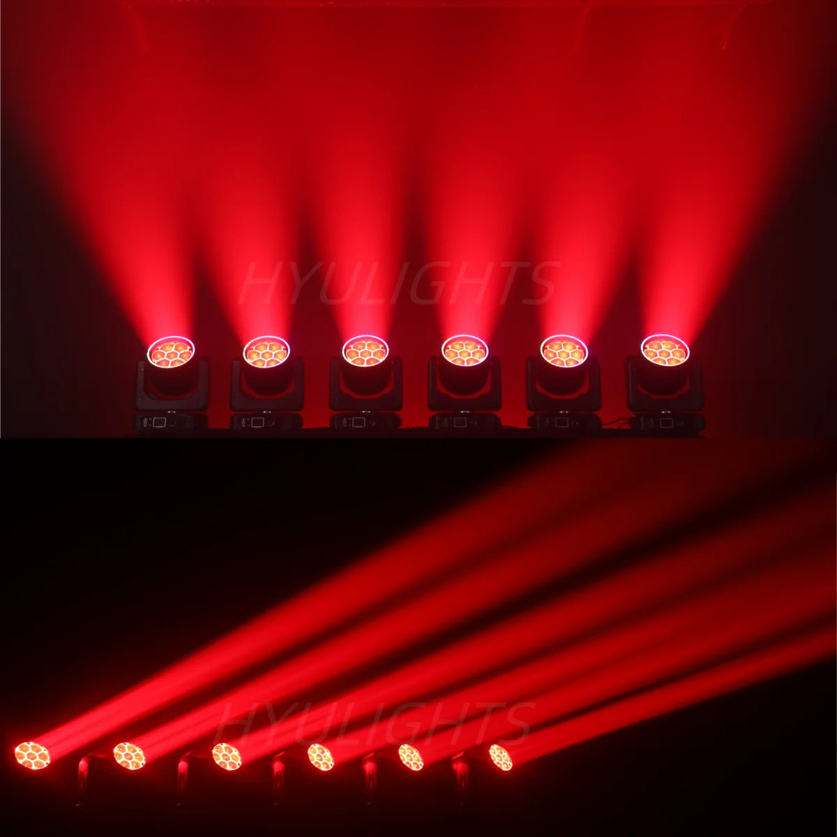 HYULIGHTS Bee Eye RGBW LED Moving Head DMX512 Pro Lights
