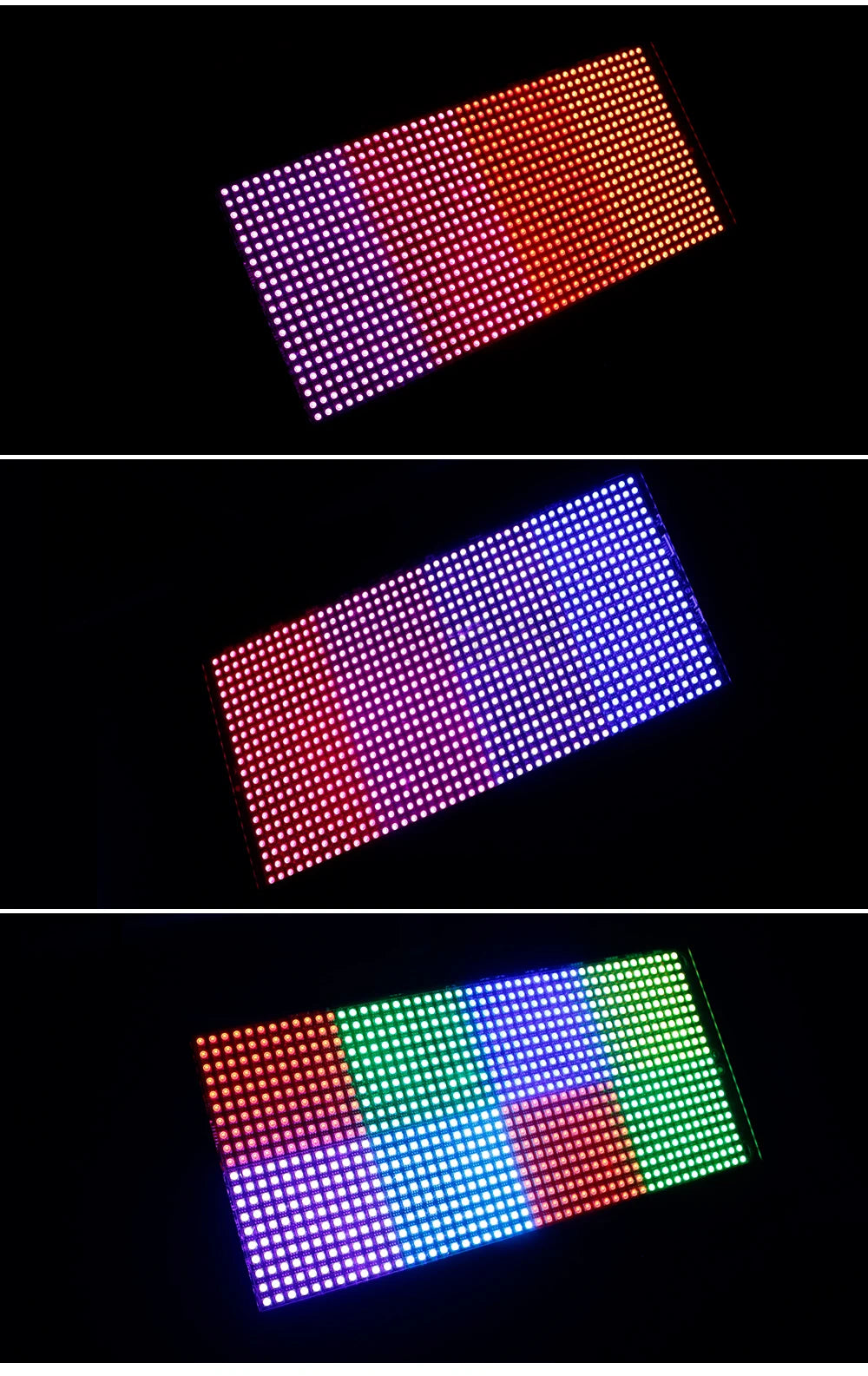 SHEHDS LED 200W RGB Marquee Strobe Light for DJ Pro
