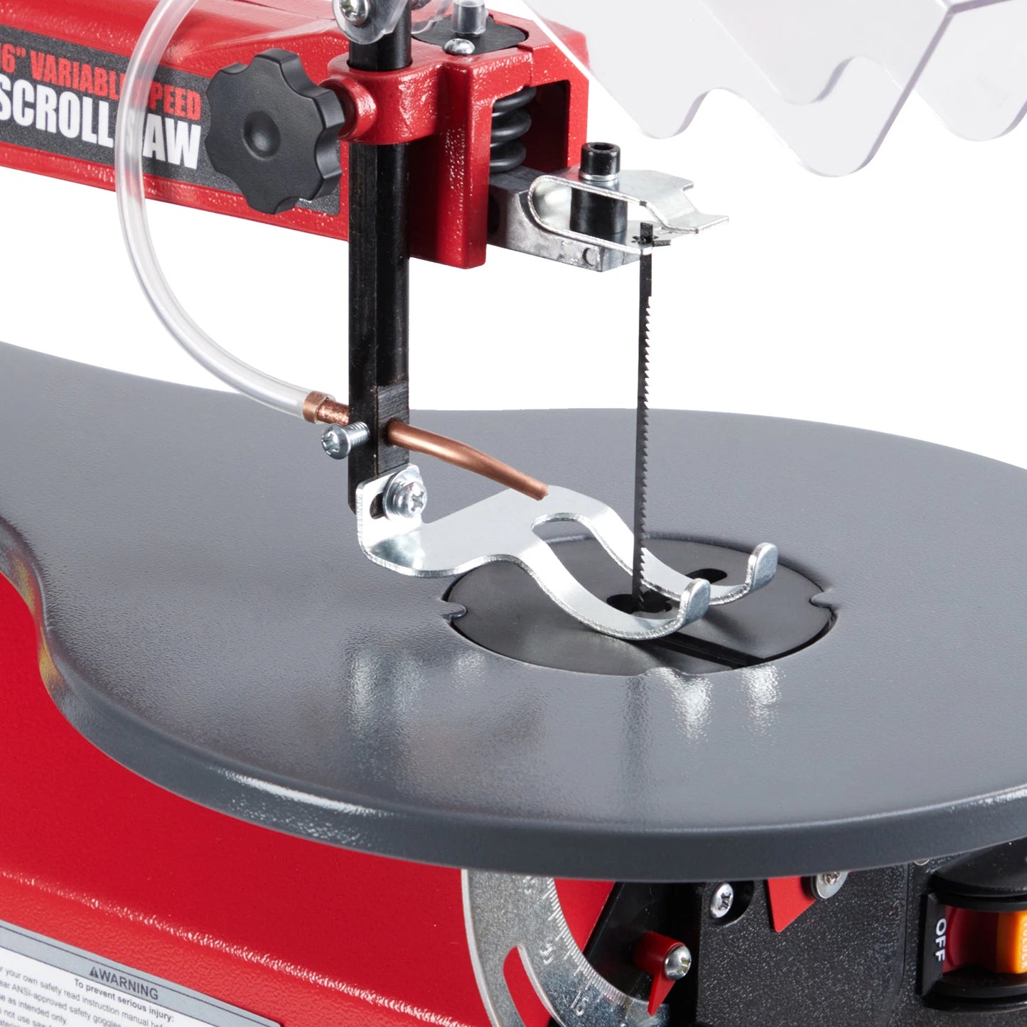 HiMISS Scroll Saw With Tilting Table, LED Light, Dust Port