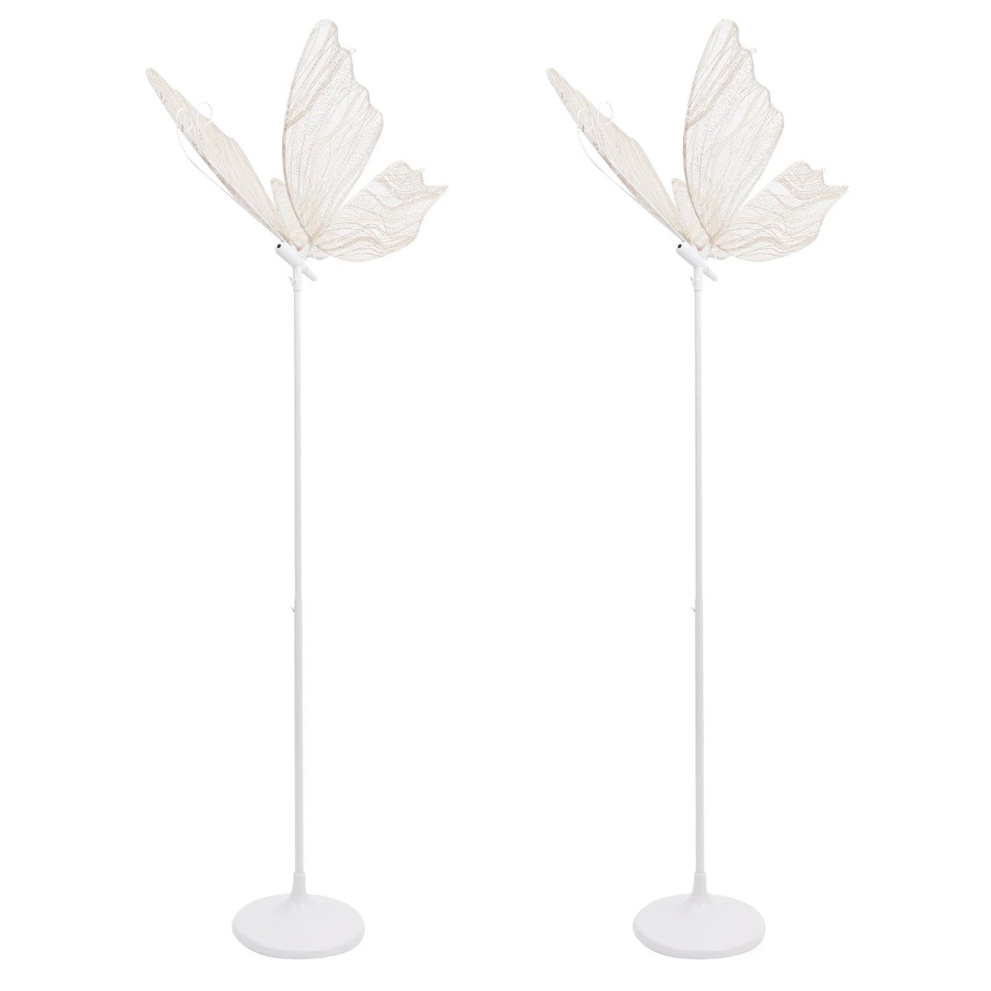 Butterfly LED Floor Lamp Set For Romantic Wedding Decor