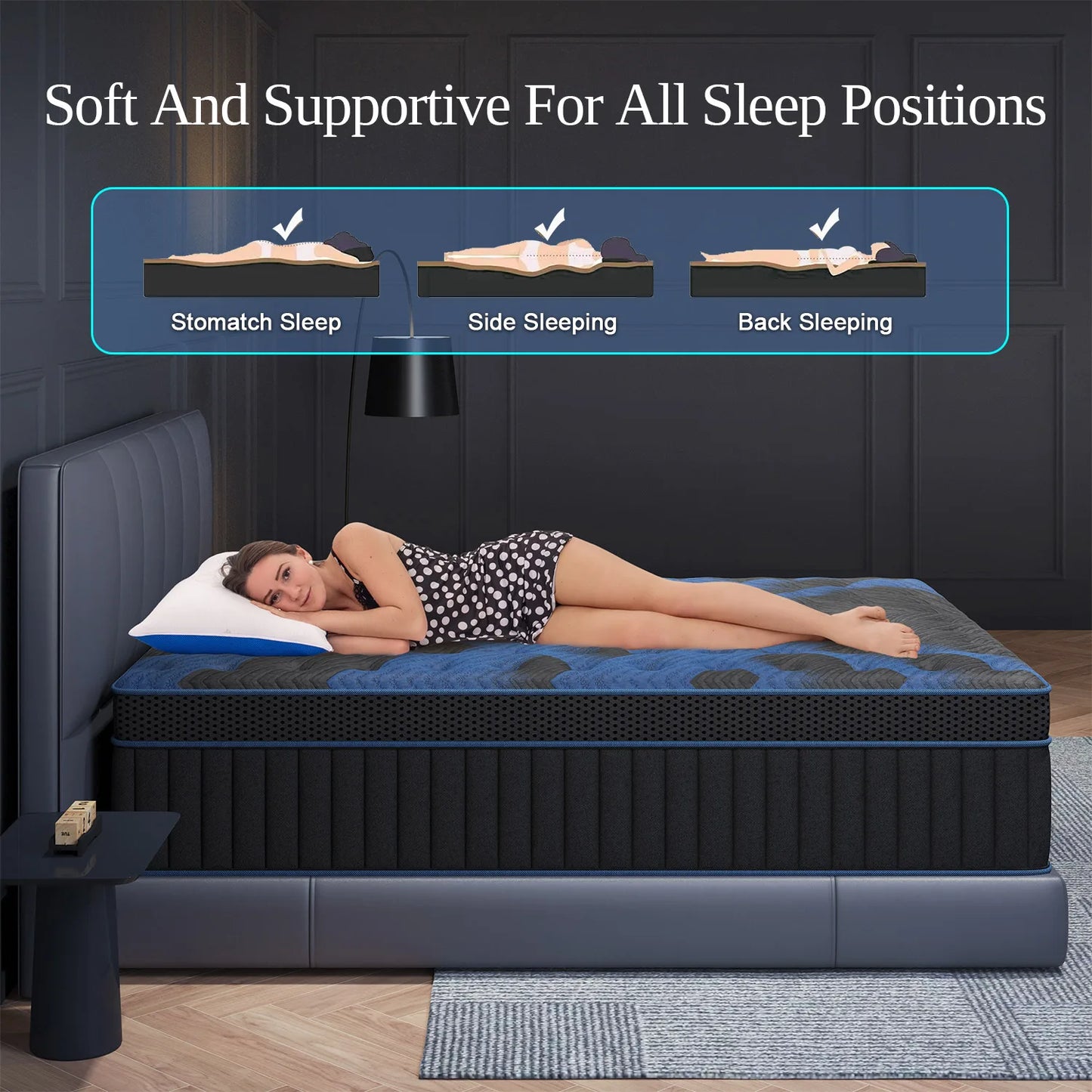 Sweetlove Hybrid Memory Foam Mattress In A Box