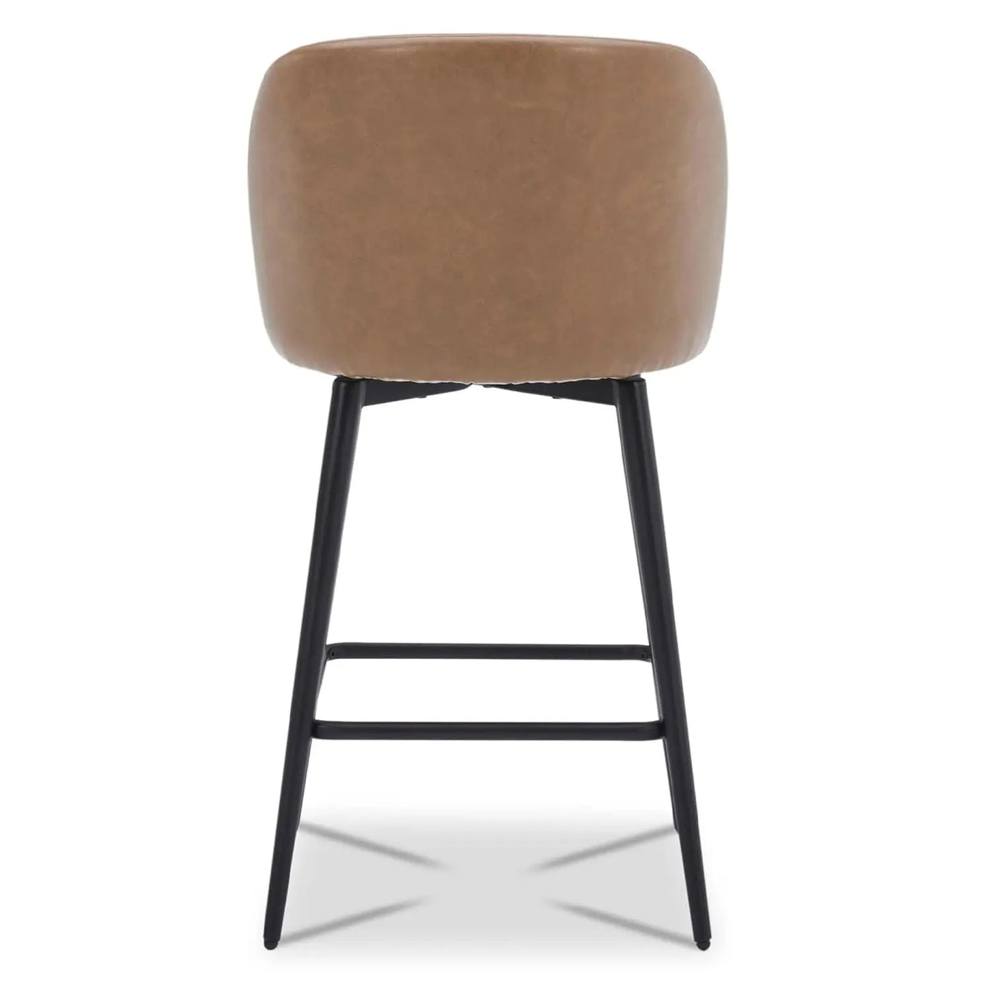 Counter Height Bar Stools Set of 3, 360° Swivel Upholstered Barstools with Backs and Metal Legs, 26" H Seat Height,, Customized