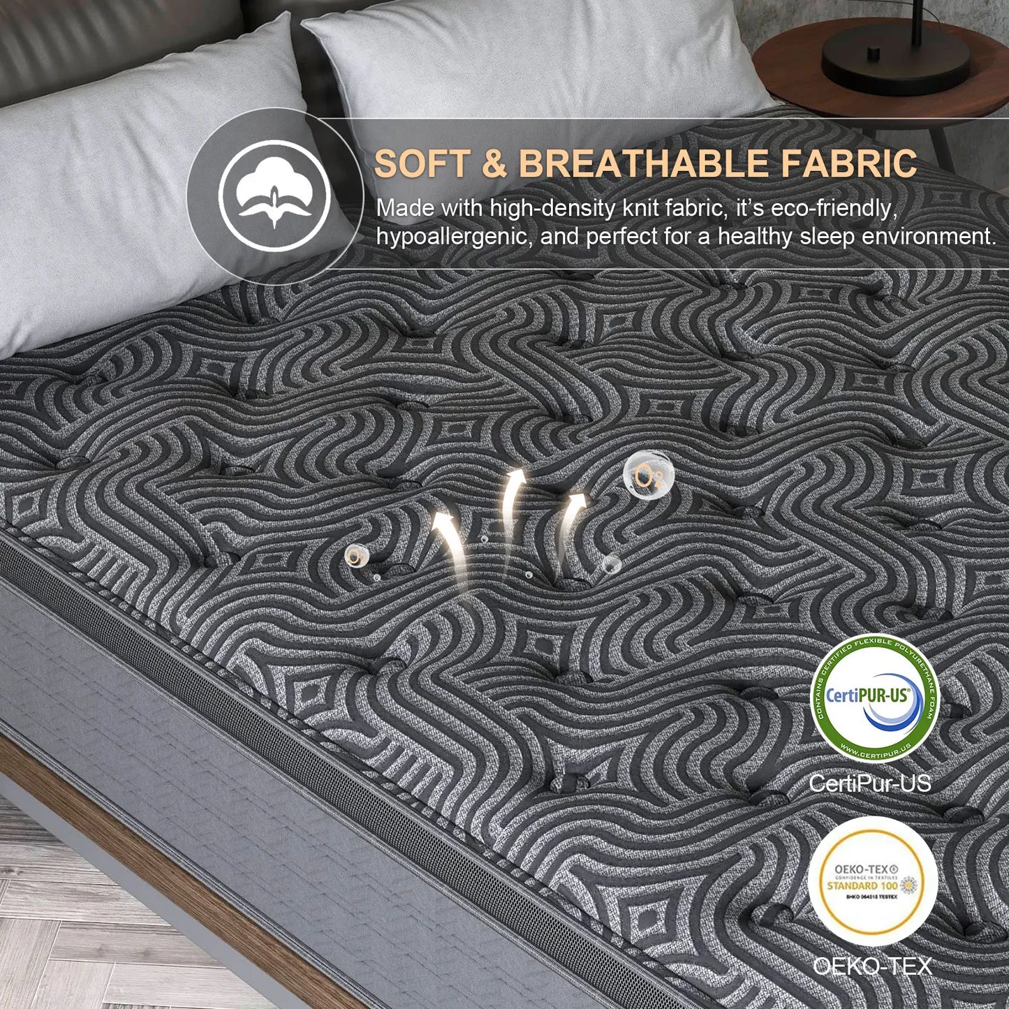 Sweetlove Memory Foam Hybrid Mattress With Lumbar Support