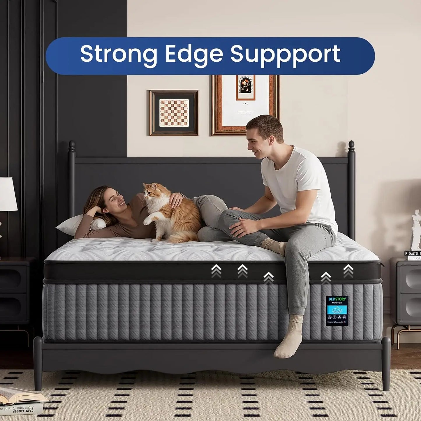 Extra Firm Hybrid Mattress With 7Zone Support And Pain Relief