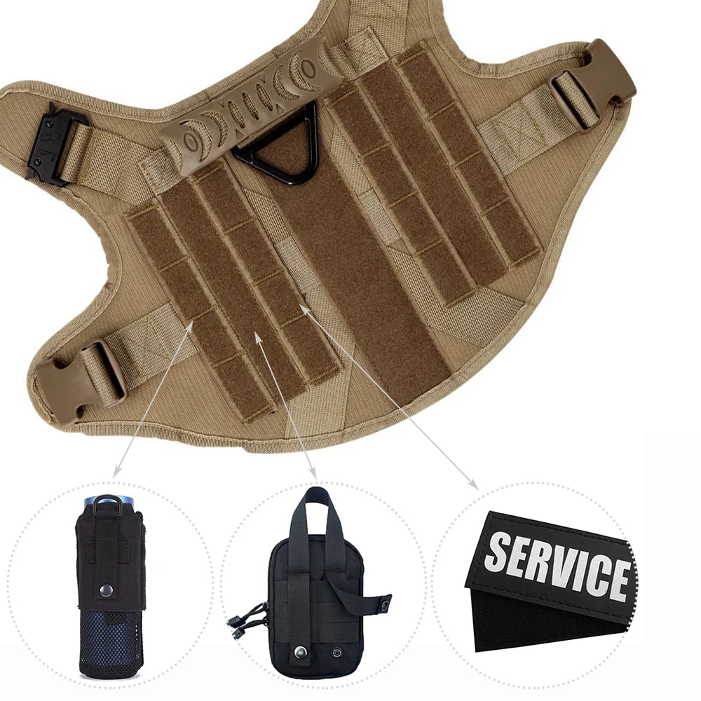 PETRAVELCN Large Dog Harness and Leash Set for Training and Walking